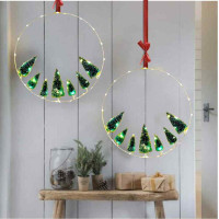 Vianočné dekoračné LED osvetlenie - 40 cm - Stromčeky