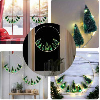 Vianočné dekoračné LED osvetlenie - 40 cm - Stromčeky
