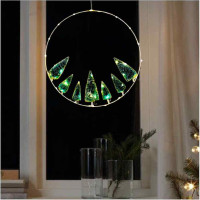 Vianočné dekoračné LED osvetlenie - 40 cm - Stromčeky