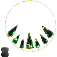 Vianočné dekoračné LED osvetlenie - 40 cm - Stromčeky