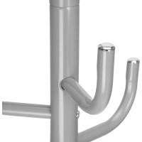 Vešiak na oblečenie Viktor 175 cm - šedý