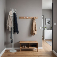 Vešiak na oblečenie Viktor 175 cm - šedý