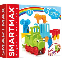SMARTMAX Magnetická stavebnica Môj prvý vlak so zvieratkami 22 dielikov