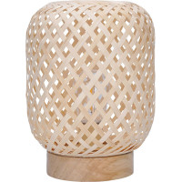 Solight ratanová LED lampáš s LED žiarovkou, teplá biela, 3x AAA, 19cm