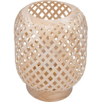 Solight ratanová LED lampáš s LED žiarovkou, teplá biela, 3x AAA, 19cm