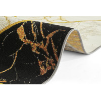 Kusový koberec Flair 105610 Noble Black Grey Gold – na von aj na doma