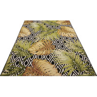 Kusový koberec Flair 105611 Diamonds and Leaves Multicolored – na von aj na doma