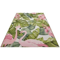 Kusový koberec Flair 105614 Tropical Flamingo Multicolored – na von aj na doma