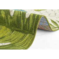 Kusový koberec Flair 105617 Tropical Leaves Turqouise Green – na von aj na doma
