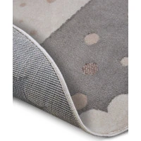 Detský koberec Adventures 105969 Cream Grey kruh