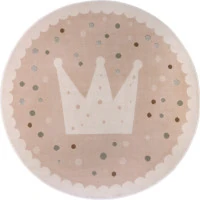 Detský koberec Adventures 105971 Cream Beige kruh