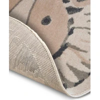 Detský koberček Adventures 105966 Cream Grey kruh