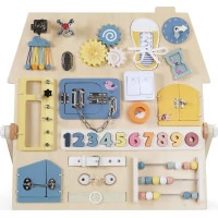 2Kids Toys Activity board Senzorická doska Domček