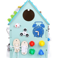 2Kids Toys Activity board Domček modrý