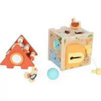 2Kids Toys Motorická kocka Farma 2 v 1