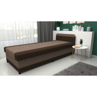 Čalúnená posteľ s úložným priestorom OLIVIA II- 200x80 cm - hnedá