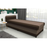 Čalúnená posteľ s úložným priestorom OLIVIA II- 200x80 cm - hnedá