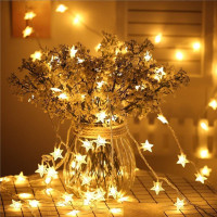 Vianočné svietiace LED hviezdičky - 20 ks - 300 cm