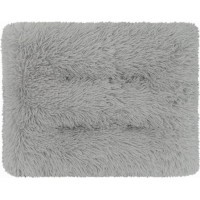 Pelech pre psov SHAGGY II - imitácia kožušiny - 70x50 cm - šedý