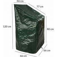 Ochranný vodeodolný obal na záhradné stoličky TRIGO - 66x66x80/120 cm