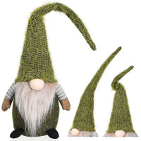 Vianočný škriatok 50 cm - zelený