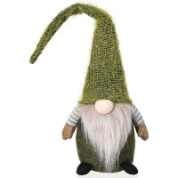 Vianočný škriatok 50 cm - zelený