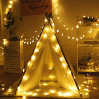 Vianočné svietiace LED hviezdičky - 20 ks - 300 cm