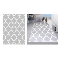 Kusový koberec VELVET Maroko - 100x150 cm - svetlo šedý