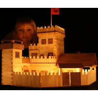 Walachia Drevená zlepovacia stavebnica Hrad