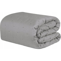 Prehoz na posteľ MEDEA Soft 200x220 cm - šedý
