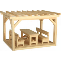 Walachia Drevená zlepovacia stavebnica Pergola