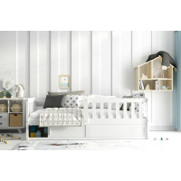 Detská posteľ s úložným priestorom SMART 160x80 cm - biela
