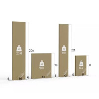 Detská posteľ so šuplíkmi HERMES 200x80 cm - biela - rozložiteľná na 200x160 cm