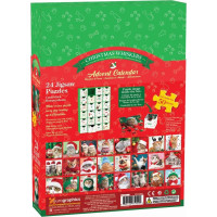 EUROGRAPHICS Puzzle Adventný kalendár: Vianočné fúzy 24x50 dielikov