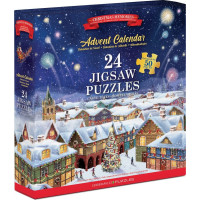 EUROGRAPHICS Puzzle Adventný kalendár: Vianočné spomienky 24x50 dielikov