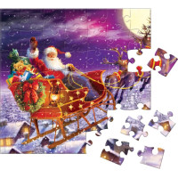 EUROGRAPHICS Puzzle Adventný kalendár: Vianočné spomienky 24x50 dielikov