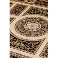 Behúň Herat 105989 Black Cream