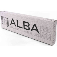 Police na topánky ALBA - 4 poschodia - 50x16x50 cm - biela