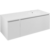 Sapho LOREA skrinka s umývadlom 121x46x51, 5cm (30+90 cm), pravá, biela mat LE090-3131-R-01