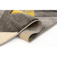 Behúň Hand Carved Nimbus Grey/Ochre