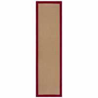 Behúň Herringbone Border Kira Red