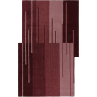 Ručne všívaný kusový koberec Abstract Split Ombre Red