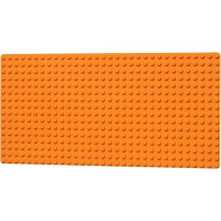 LW Toys Veľká podložka na stavanie - JUNIOR 16x32 bodov oranžová