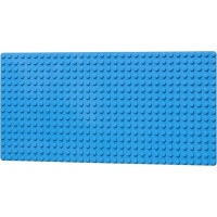 LW Toys Veľká podložka na stavanie - JUNIOR 16x32 bodov modrá