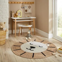 Detský koberec Jute Kids Lion Natural