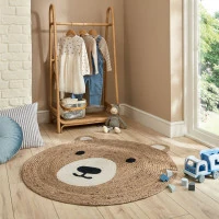 Detský koberec Jute Kids Bear Natural