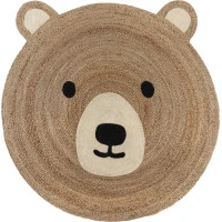 Detský koberec Jute Kids Bear Natural