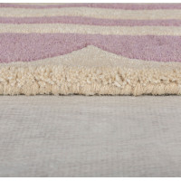 Ručne všívaný kusový koberec Lois Scallop Purple