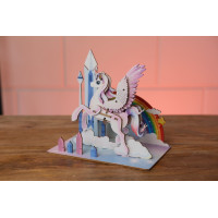 EscapeWelt 3D drevené puzzle Jednorožec
