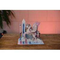 EscapeWelt 3D drevené puzzle Jednorožec